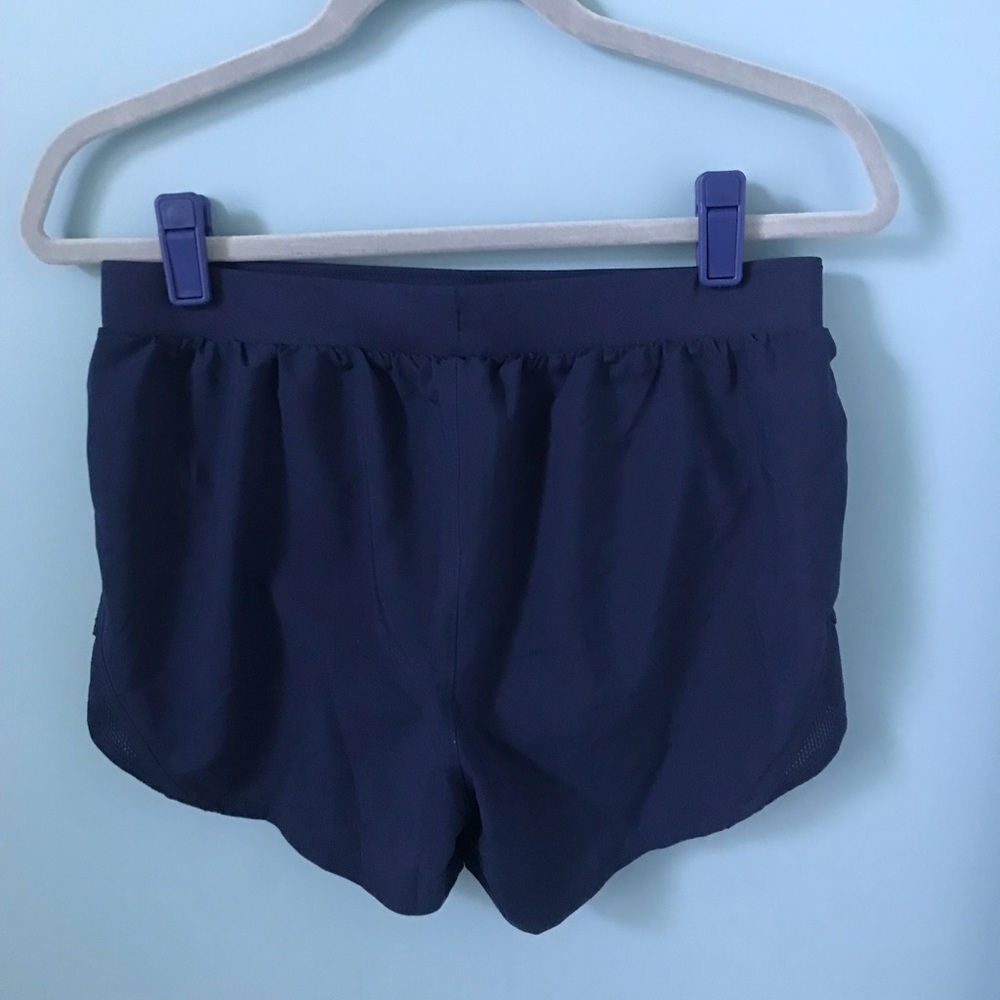 NAVY UNDER ARMOUR SHORTS - Picture 2 of 3
